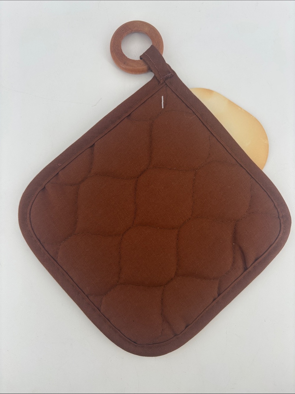 Vintage 70s “spice of life” le Romarin pattern Franco Corning potholder (NOS) - Picture 3 of 7